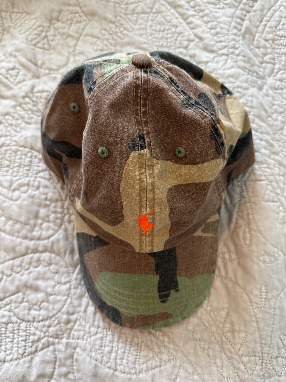 Camo print baseball hat polo Ralph Lauren